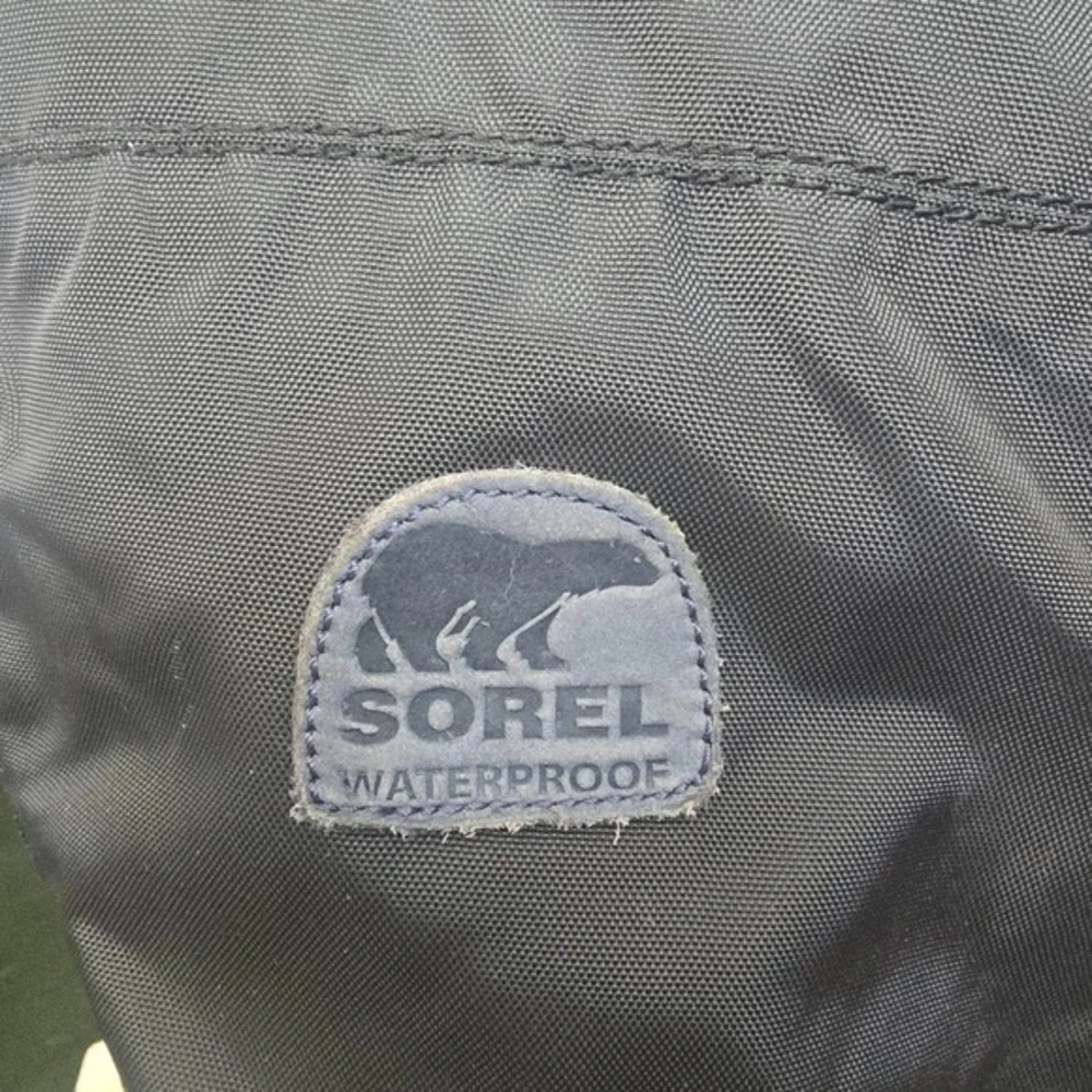 Sorel Waterproof‎ Winter Boots Black Tall Lace Up Snow Boots Size 6.5